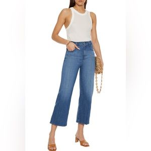 J Brand Joan High-Rise Wide-Leg Crop Jeans